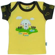 تی شرت آستین کوتاه نوزادی آدمک مدل Sheep Adamak Sheep Baby T Shirt With Short Sleeve